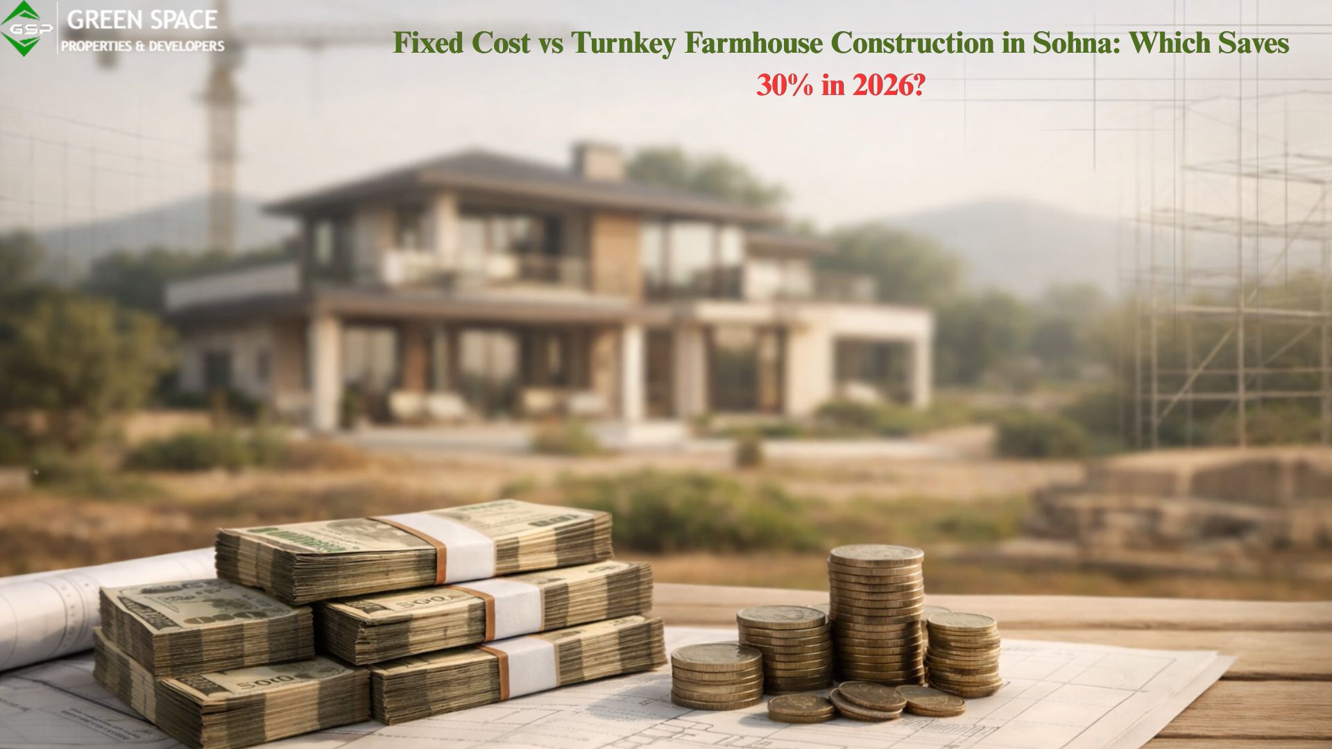 Farmhouse building Constructions in Sohna