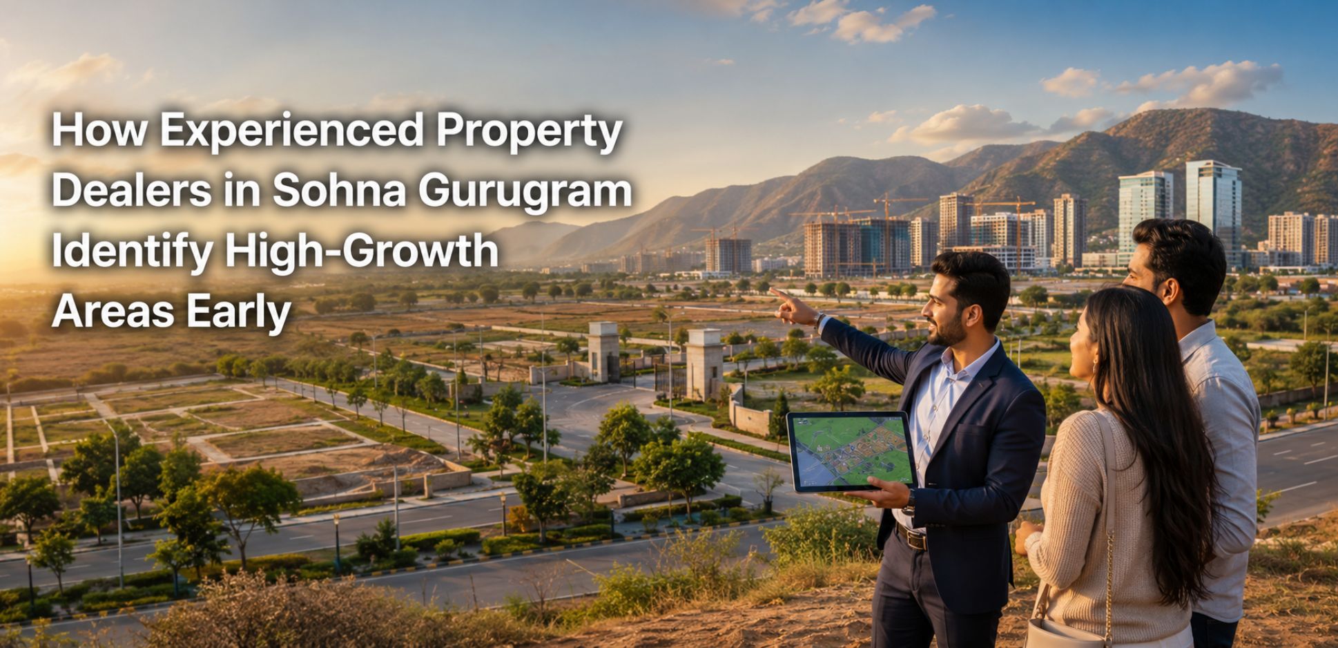 How Experienced Property Dealers in Sohna Gurugram Identify High-Growth Areas Early