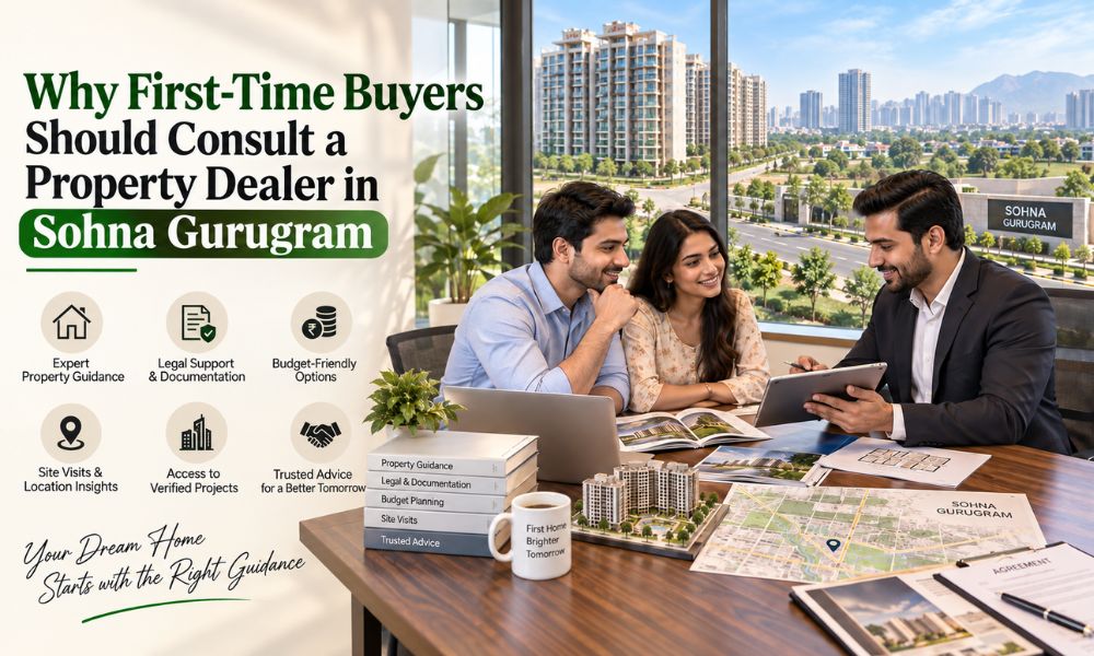 Why First-Time Buyers Should Consult a Property Dealer in Sohna Gurugram